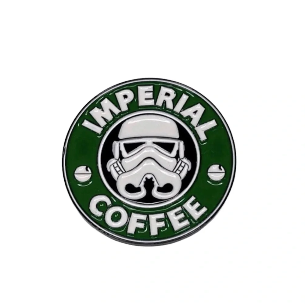 Brand New Star Wars Imperial Coffee Enamel Pin